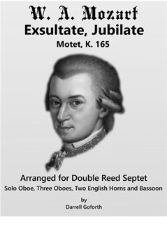 Mozart: Exsultate, Jubilate for Double Reed Septet