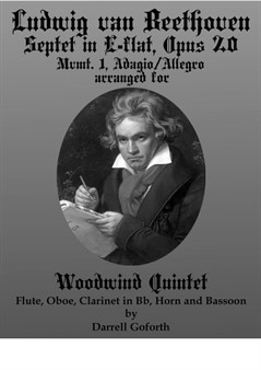 Beethoven: Septet in E-flat Major arranged for Woodwind Quintet, Mvmt 1