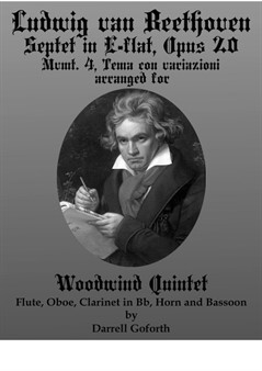 Beethoven: Septet in E-flat Major arranged for Woodwind Quintet, Mvmt 4