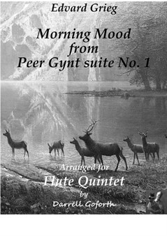Morning Mood from Peer Gynt Suite No.1 for Flute Quintet